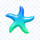 海星体育官方Logo - 橙色与深蓝色交织的星形图案
